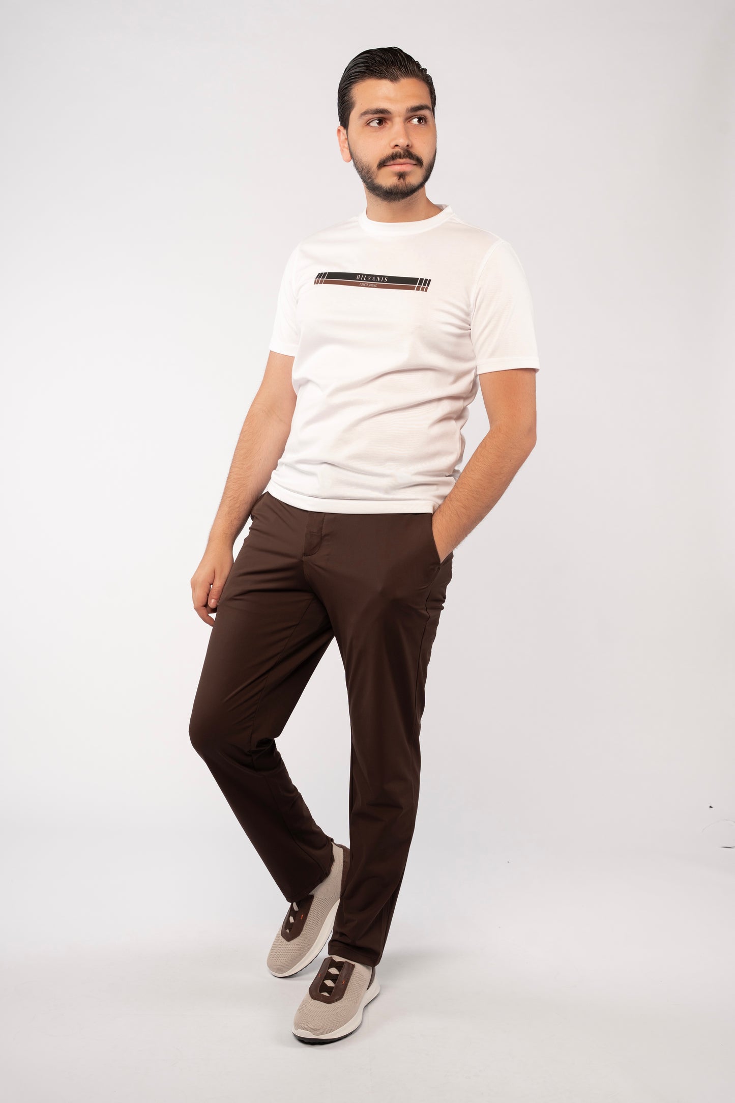 WHITE TIMELESS MERCERIZED TSHIRT