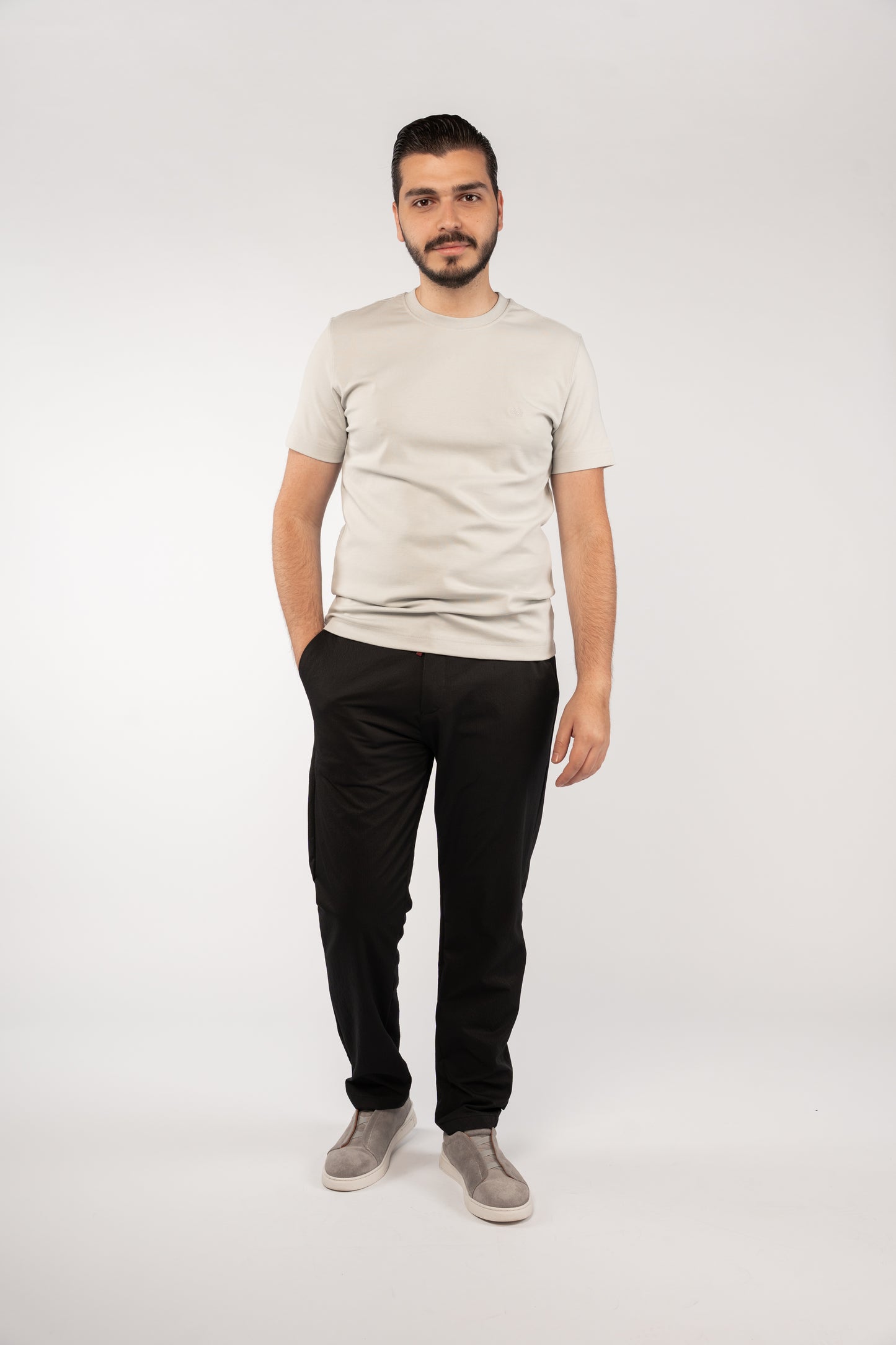 GREY THICK TSHIRT