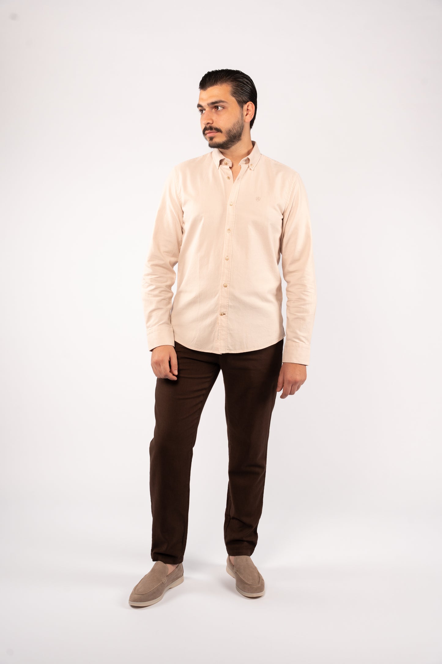 BEIGE OXFORD SHIRT