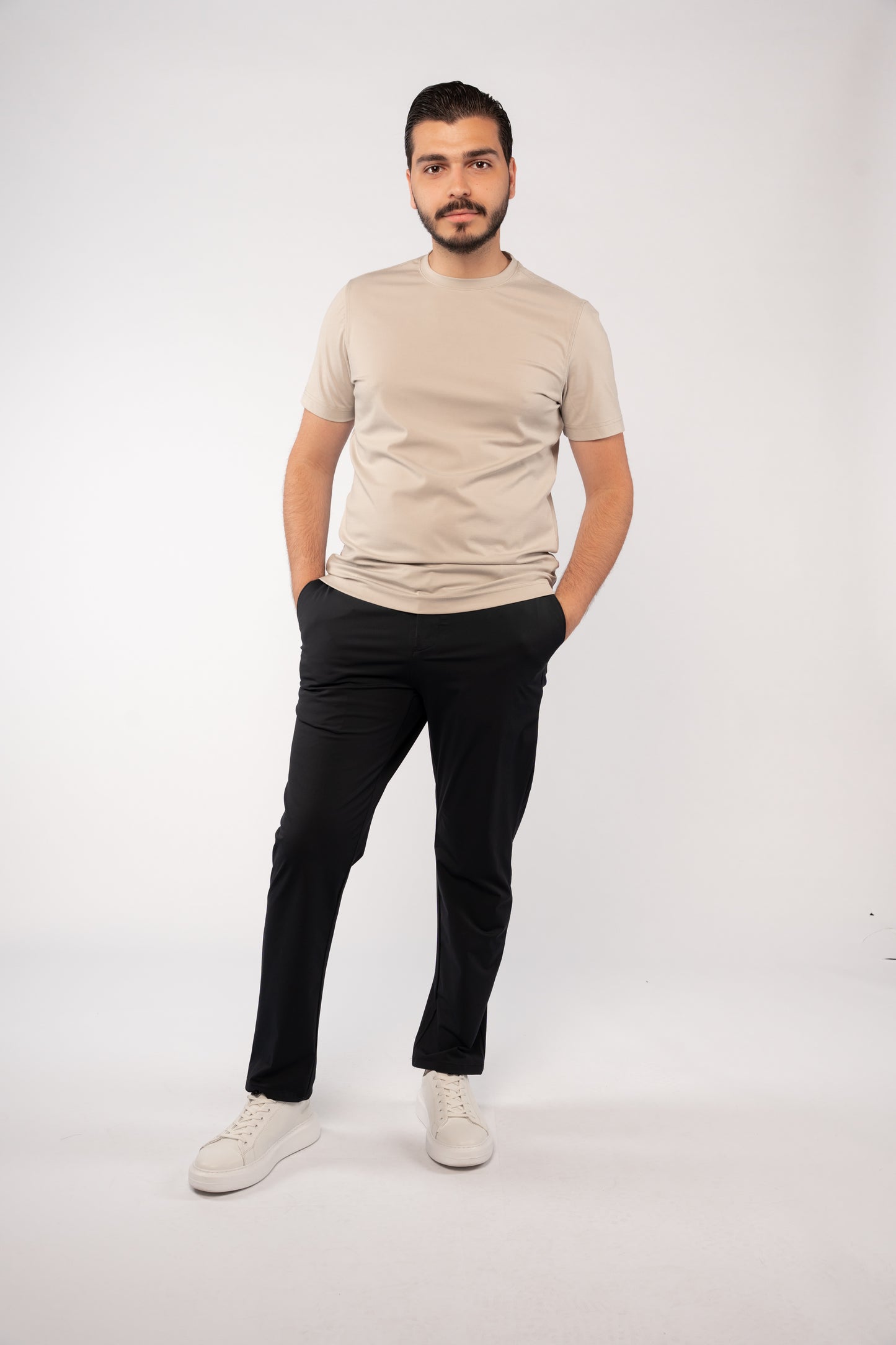 LIGHT BEIGE CASUAL TSHIRT