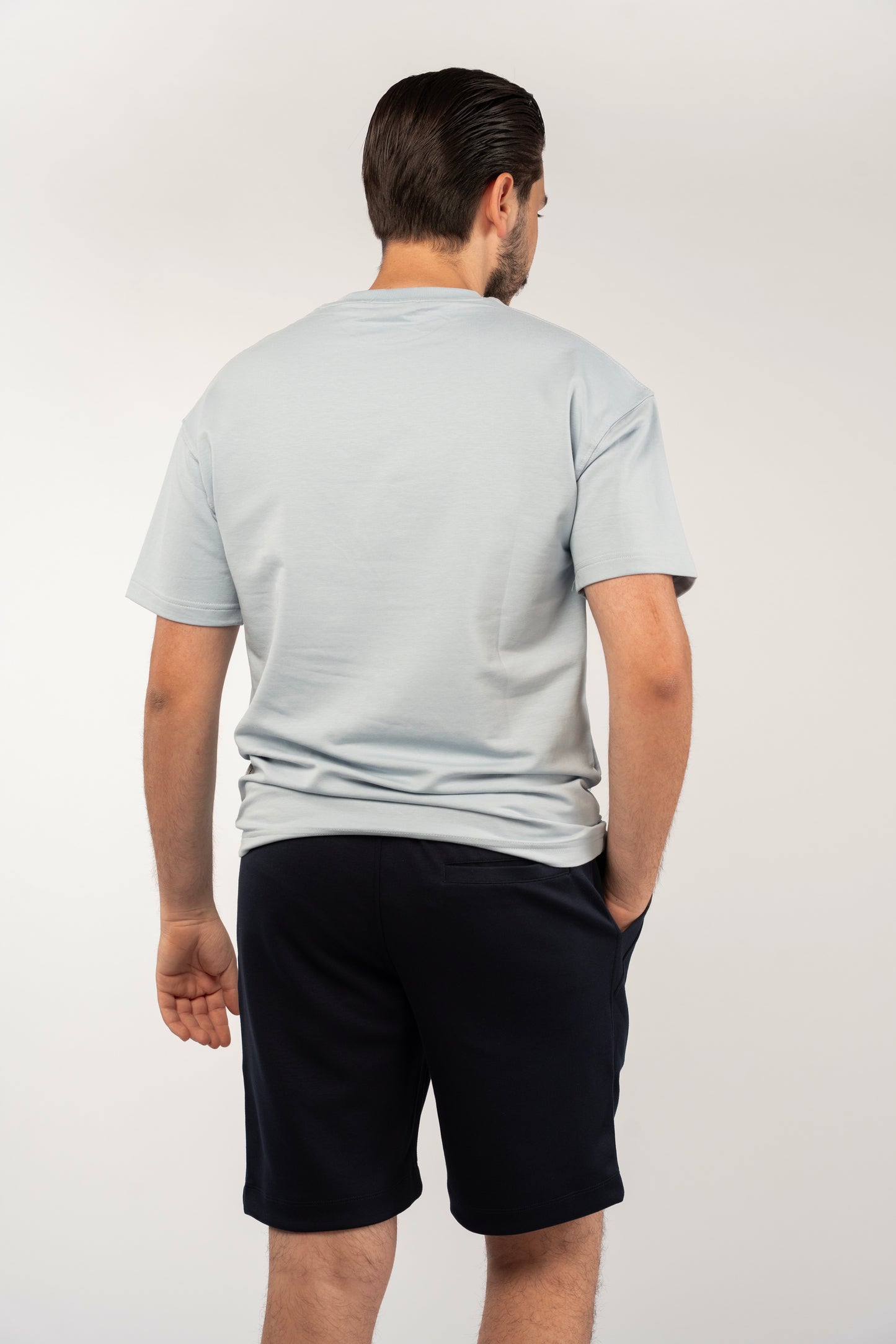 BLUE MINIMAL EAGLE TSHIRT