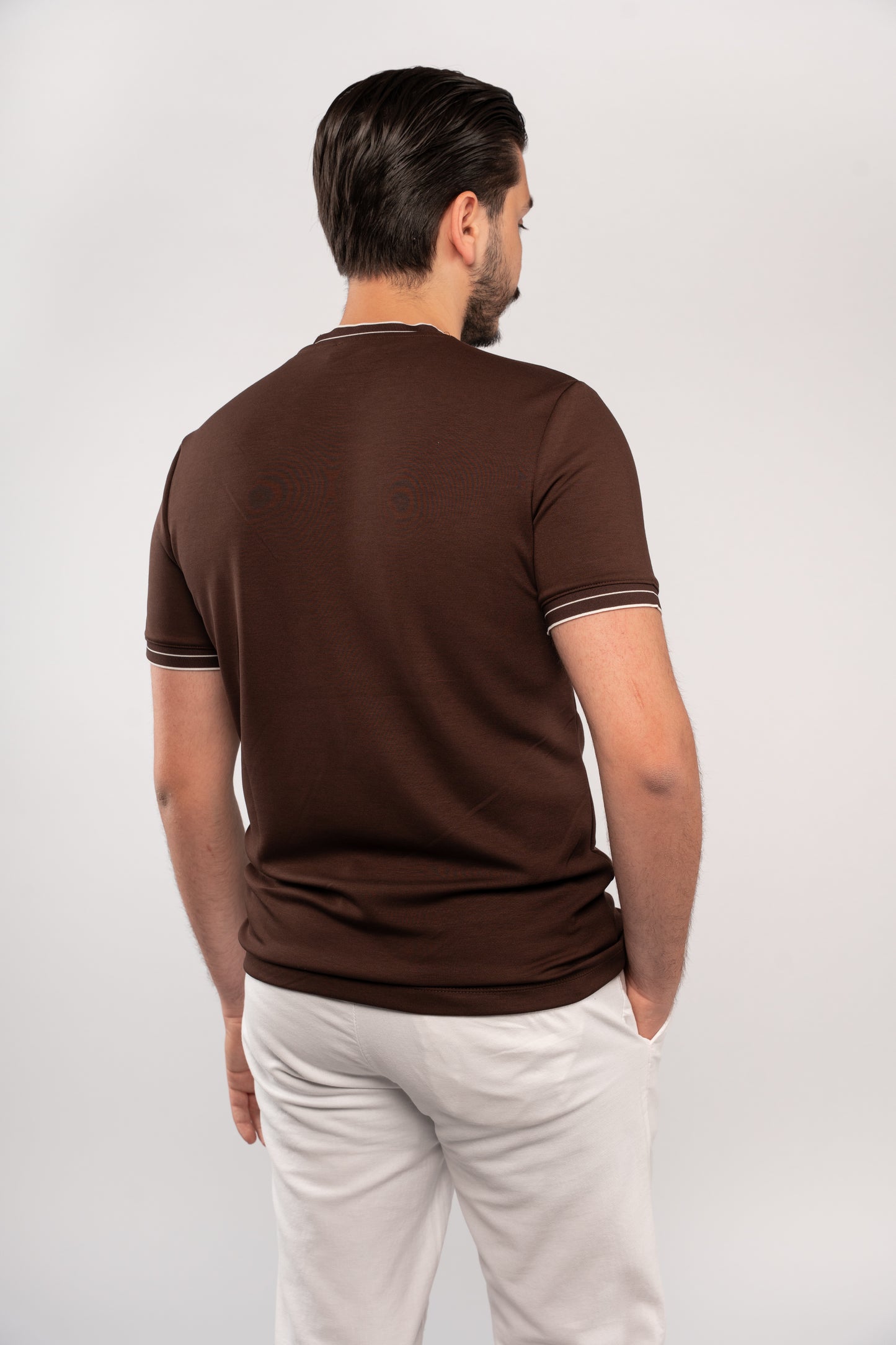 BROWN MODERN TSHIRT