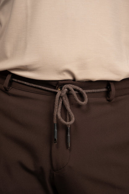 BROWN TRAVEL SUIT