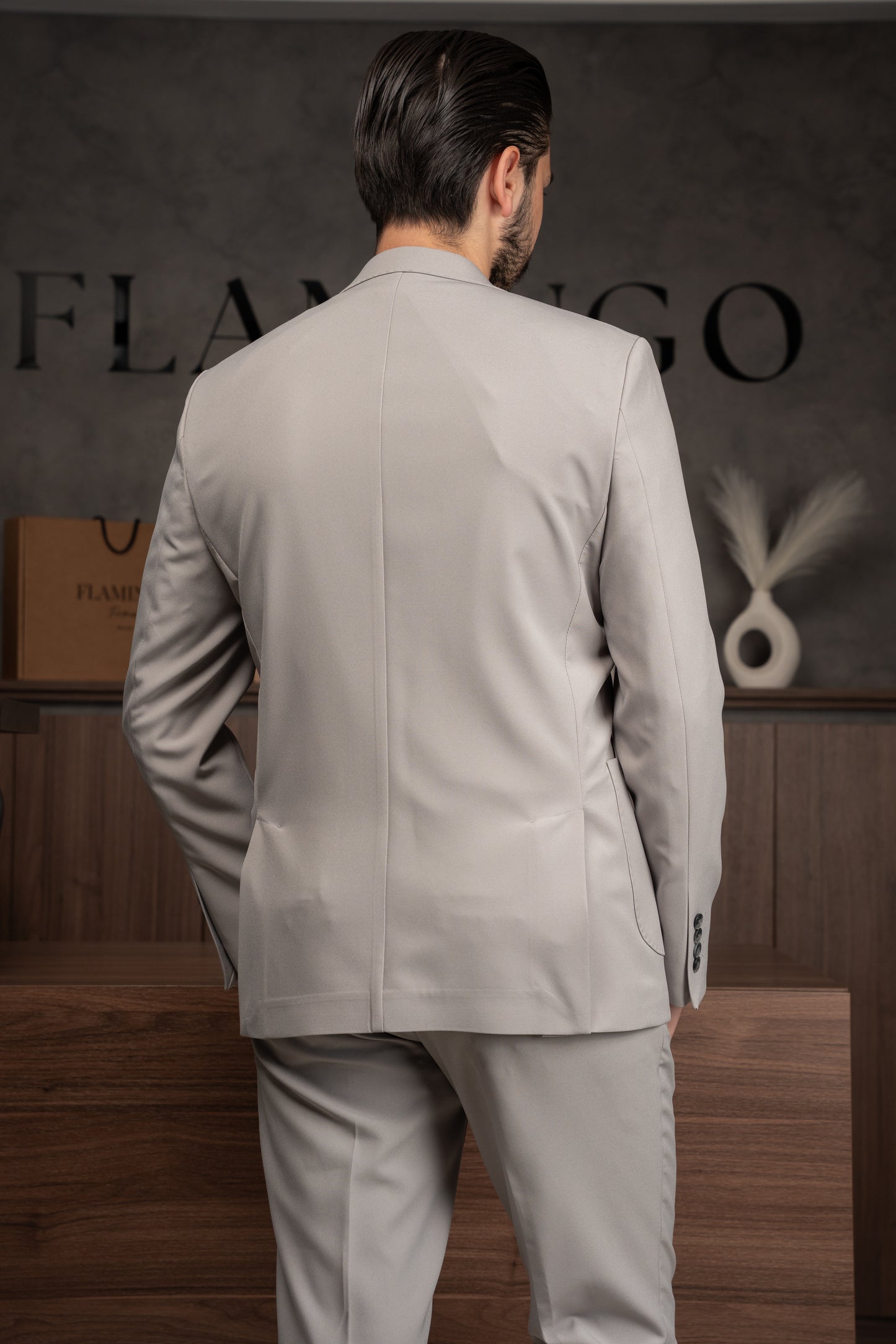 GREY TRAVEL SUIT