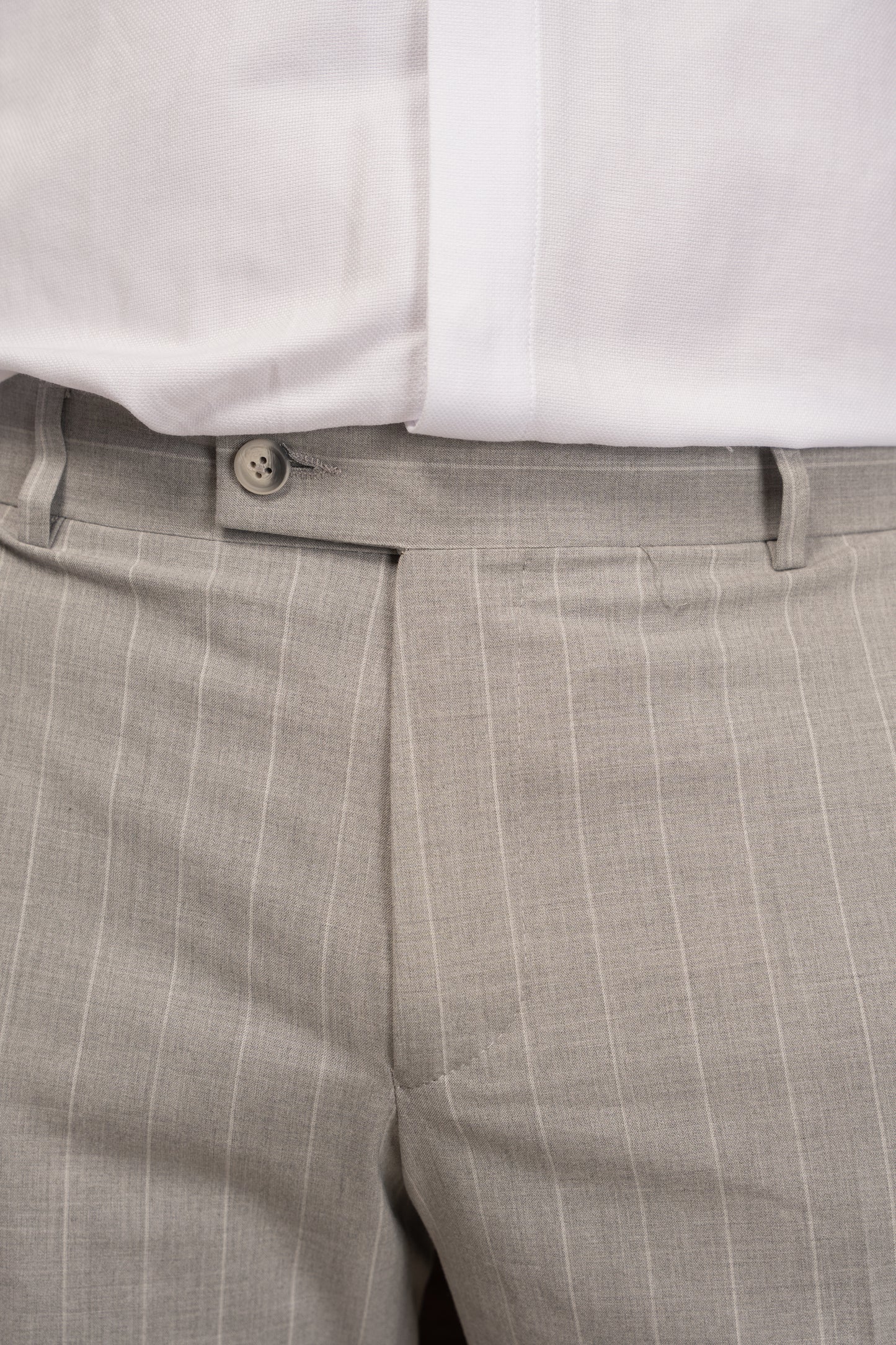 GREY LINED DOBETTI SUIT