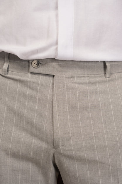 GREY LINED DOBETTI SUIT