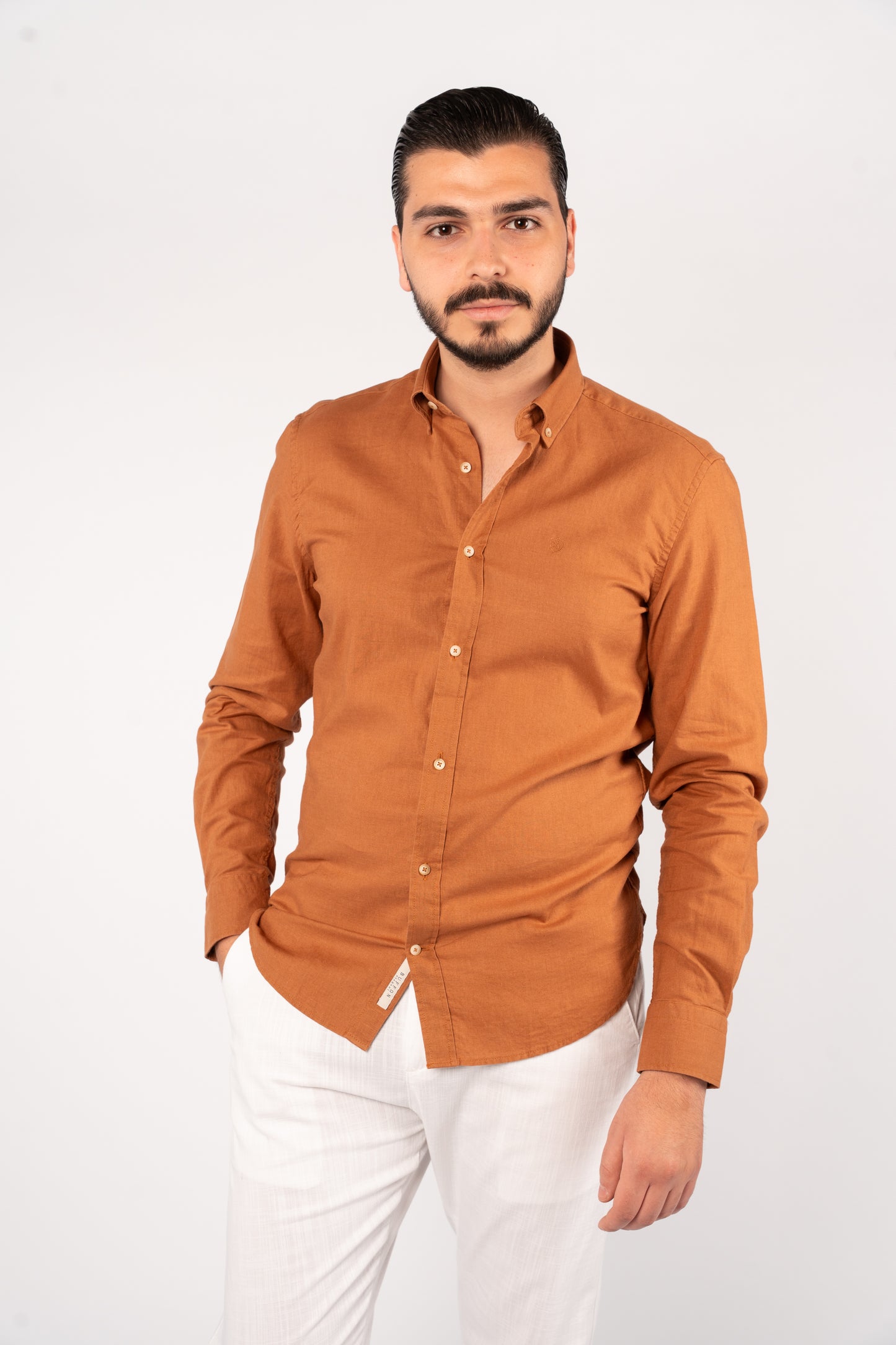 SANDSTONE LINEN SHIRT
