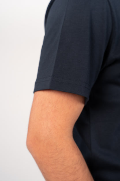 NAVY TENNIS THICK TSHIRT