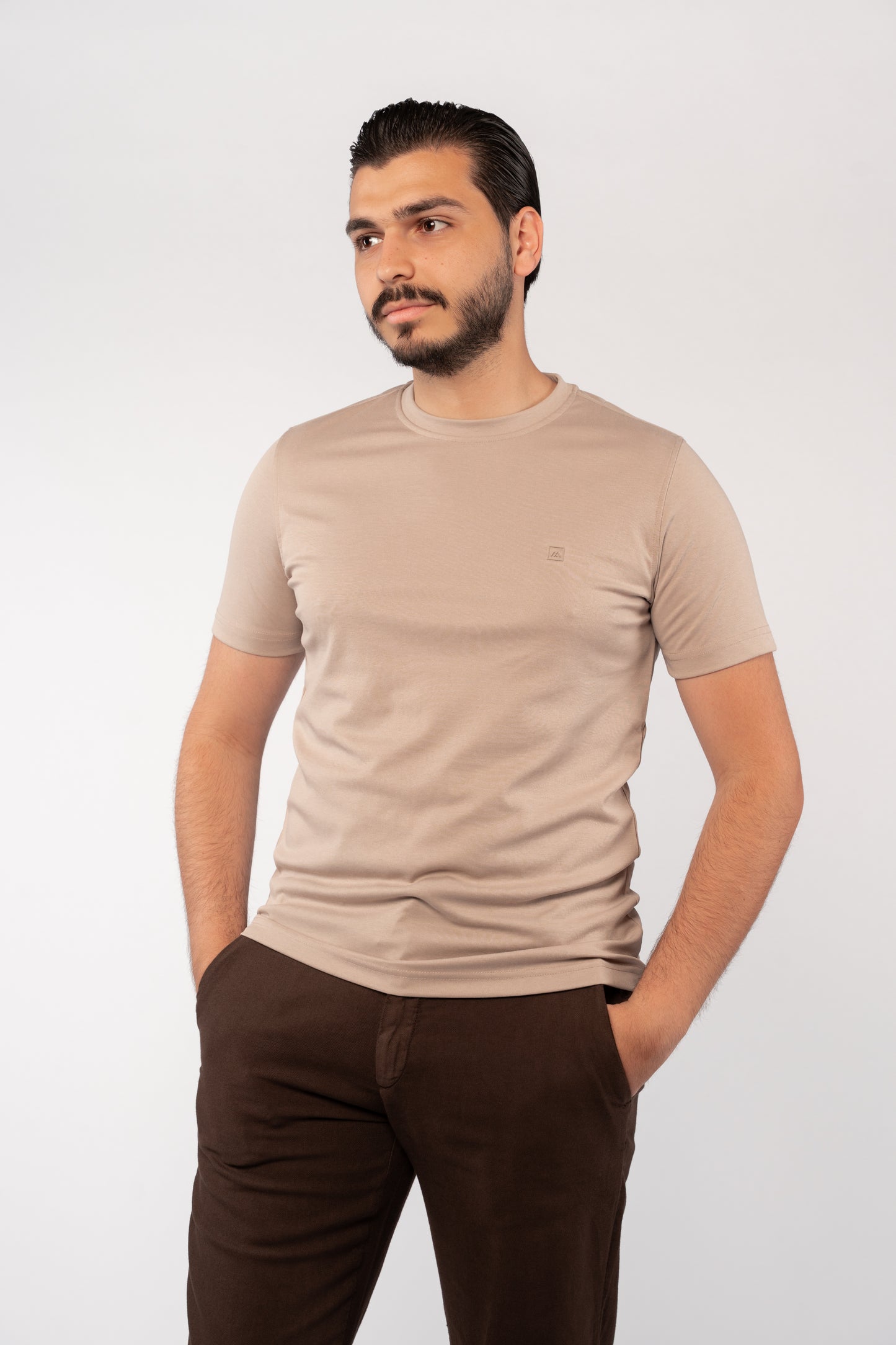 MOCHA MERCERIZED TSHIRT