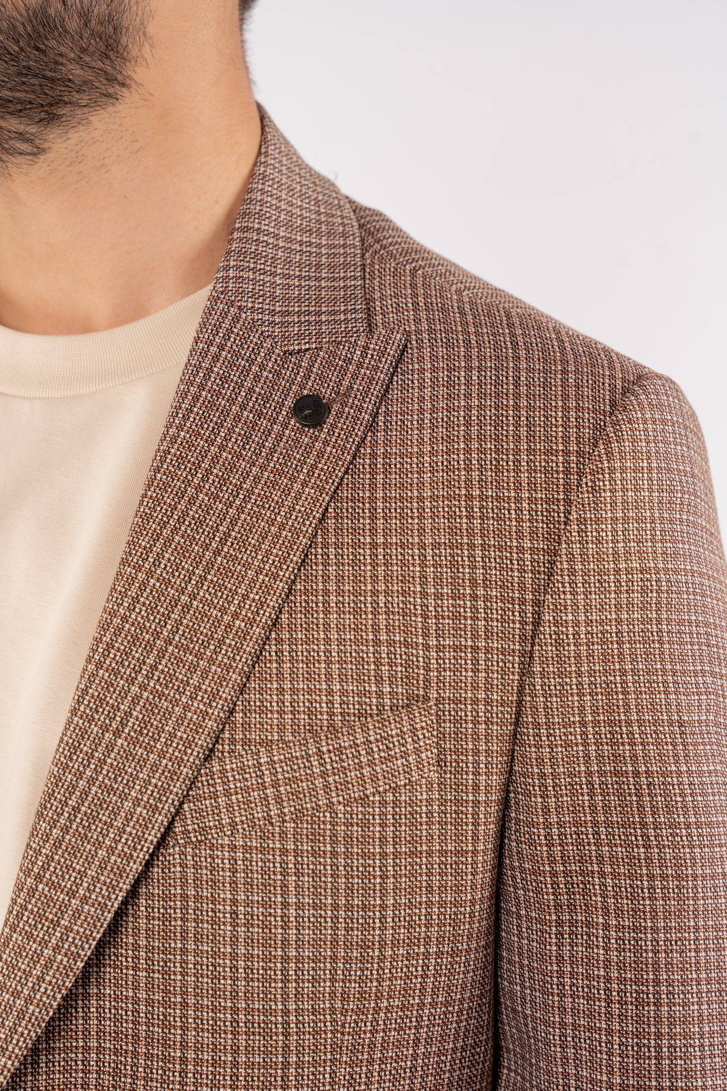 MOCHA URBAN GRID BLAZER