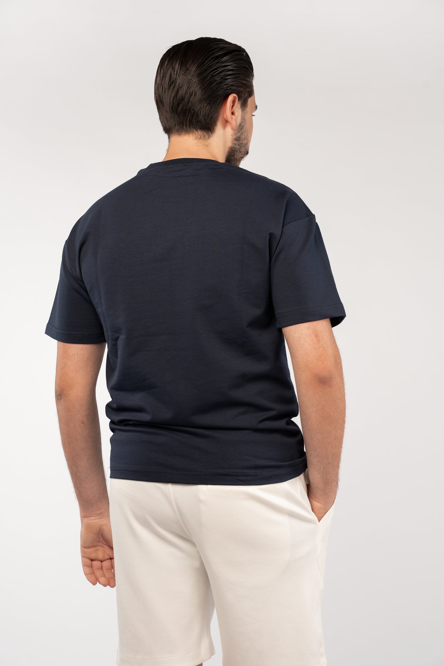NAVY MINIMAL EAGLE TSHIRT