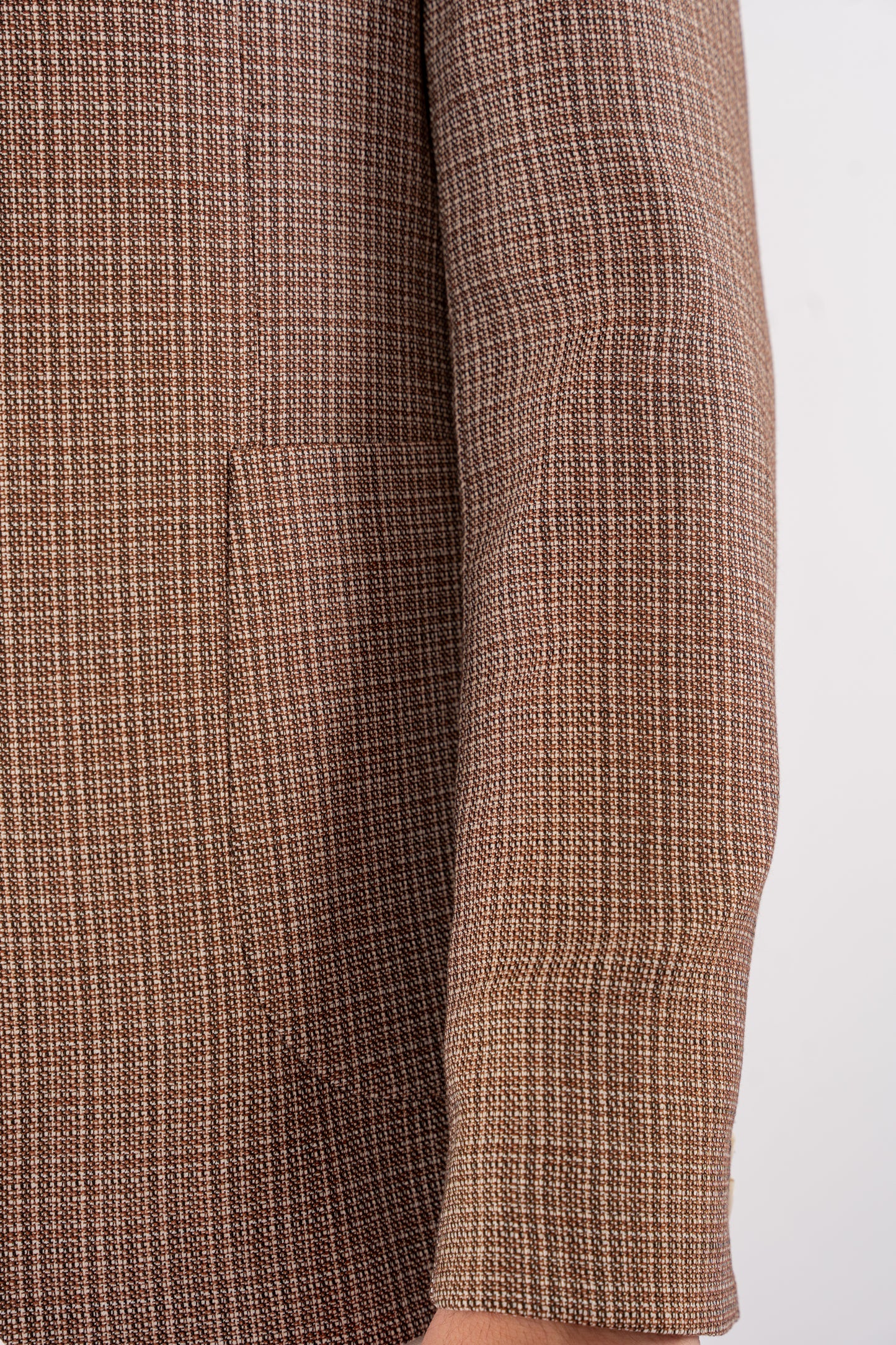 MOCHA URBAN GRID BLAZER