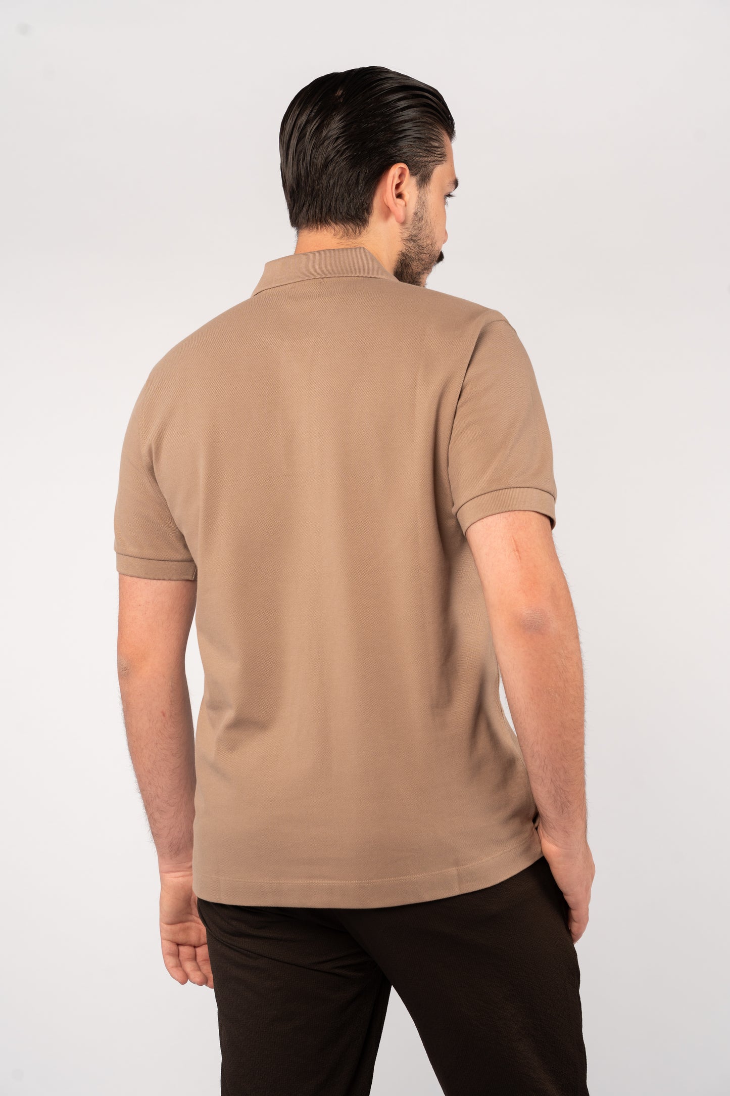 MOCHA MINIMAL PALM POLO