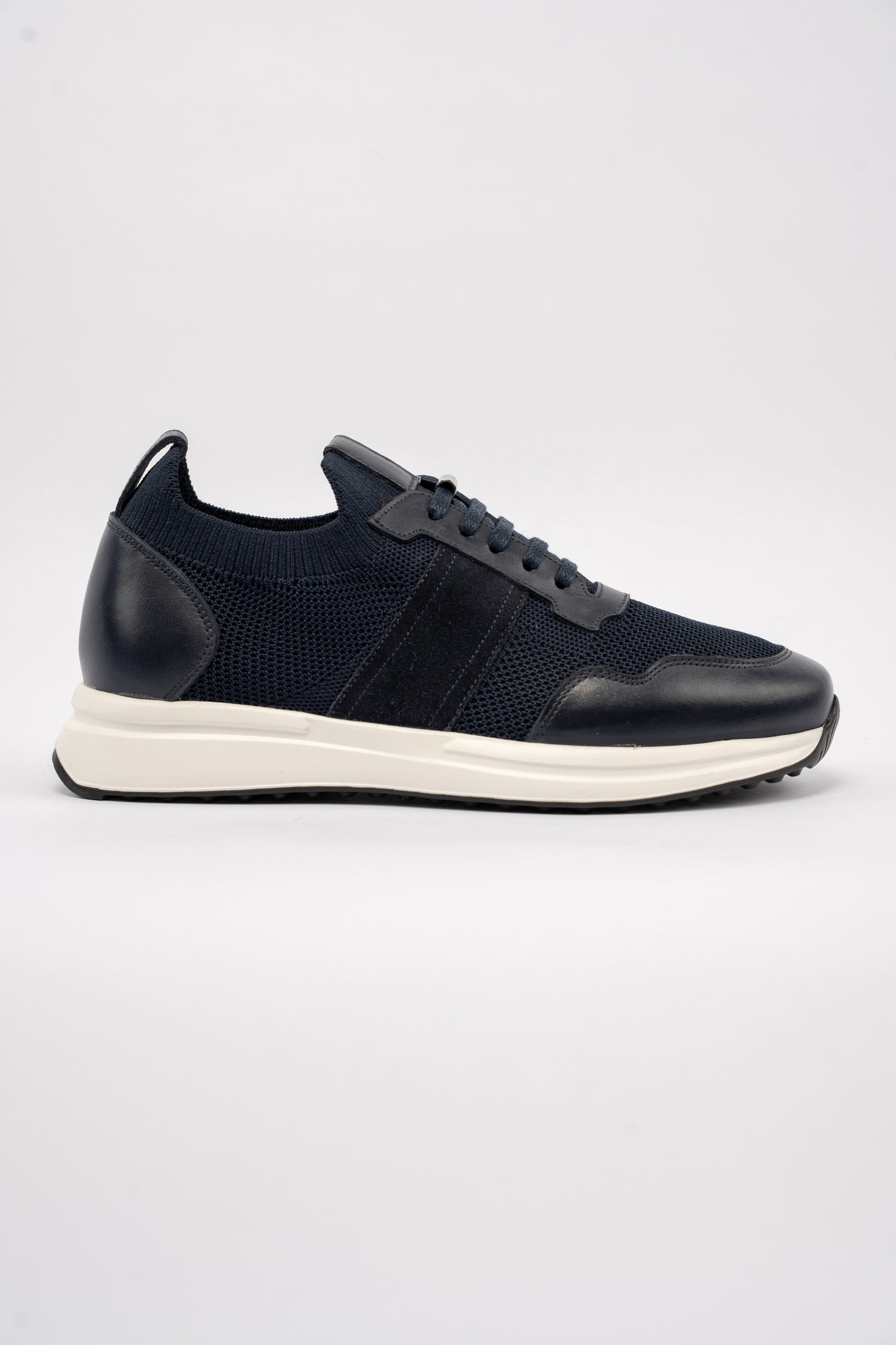 NAVY MIX MATERIAL SNEAKER