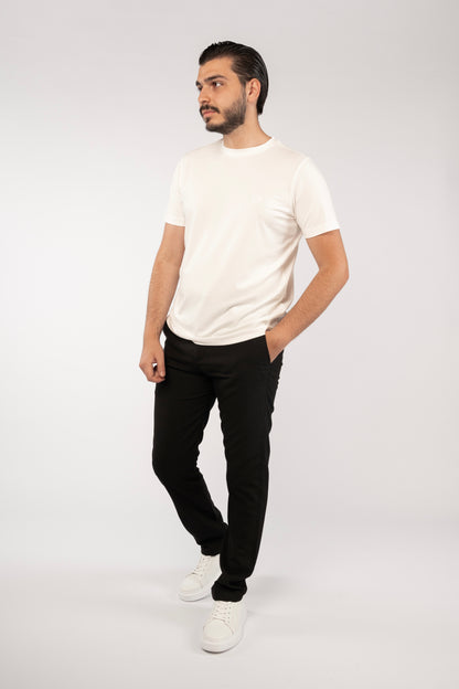 WHITE CASUAL RATON TSHIRT