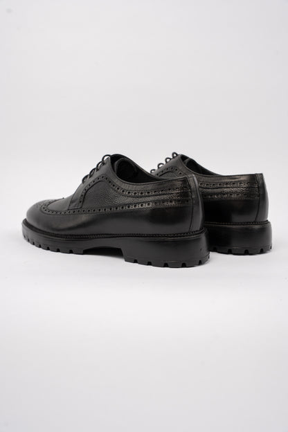 BLACK BROGUE SHOE