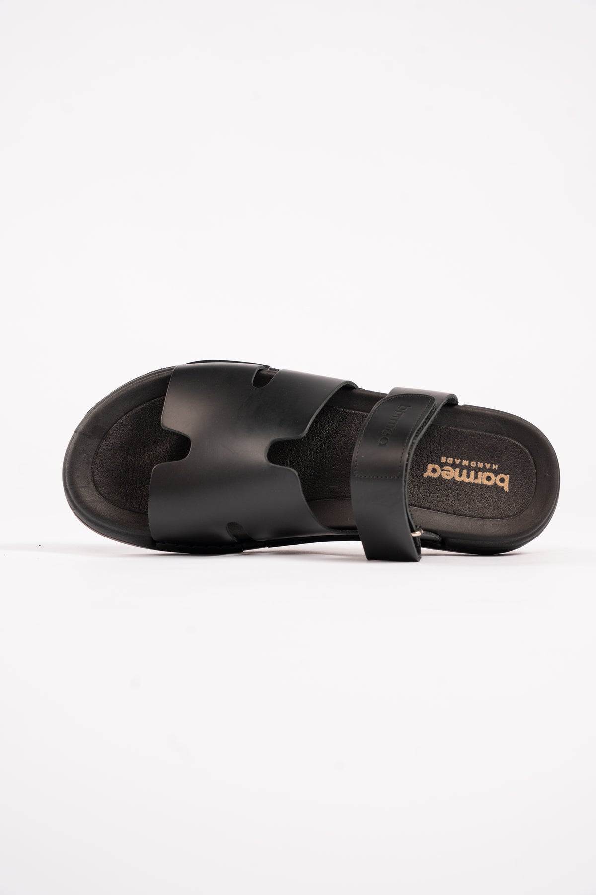 BLACK 100% LEATHER SLIPPERS