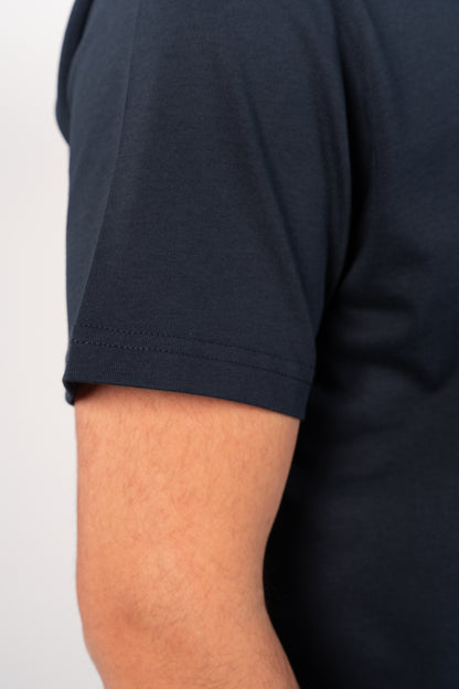 NAVY DISCOVER THICK RELAXED TSHIRT
