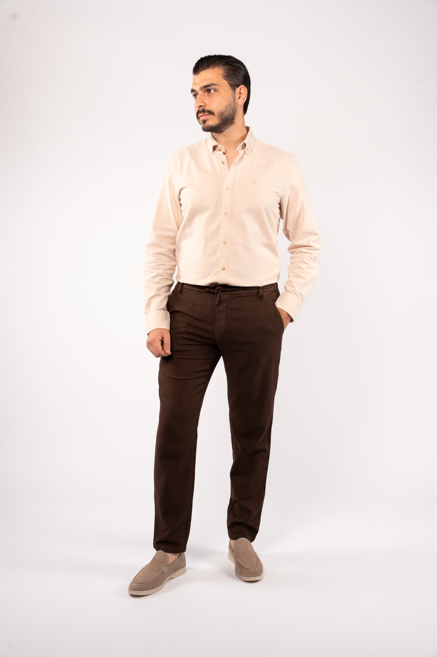 BEIGE OXFORD SHIRT