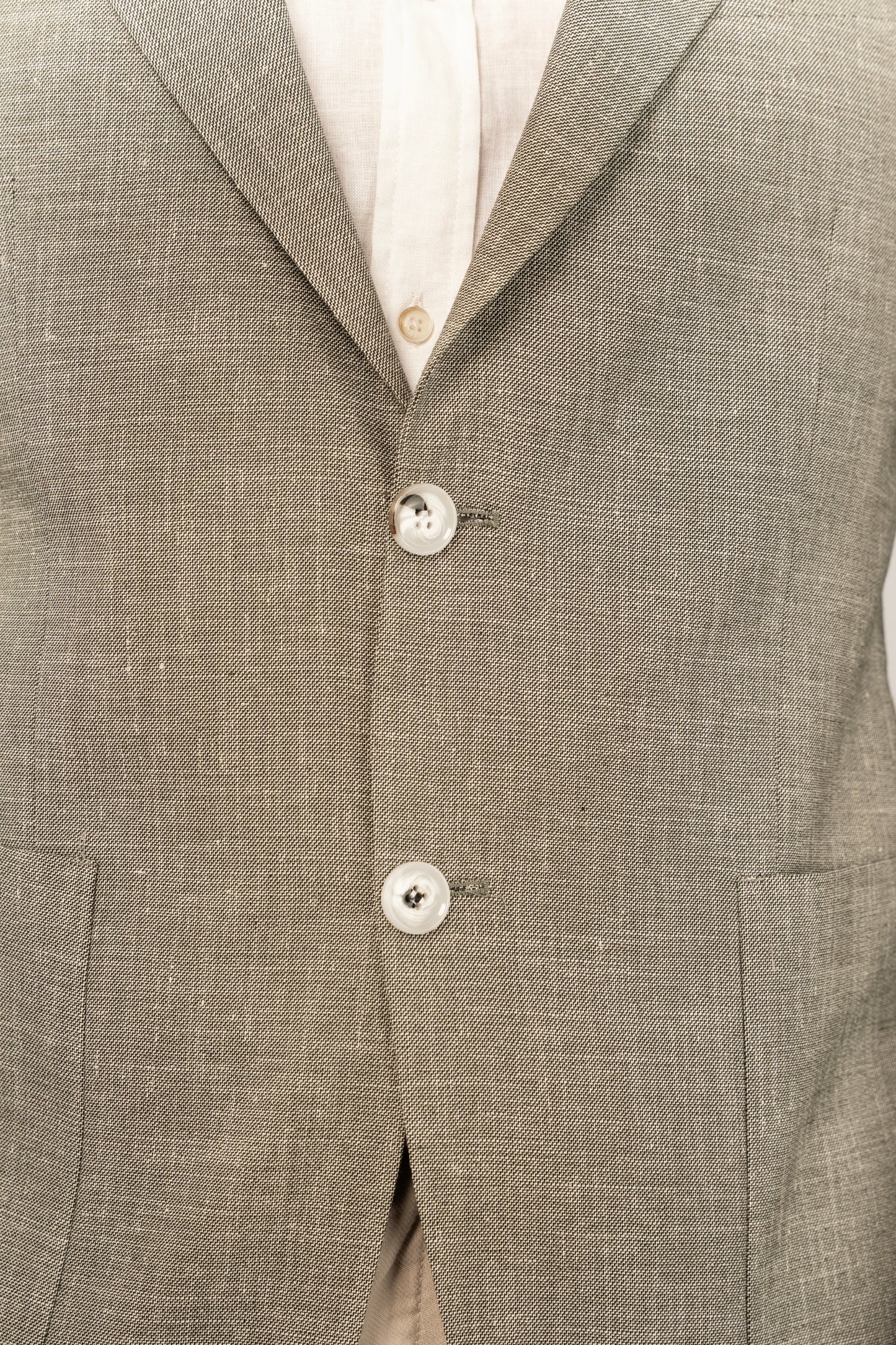 OLIVE SEMI LINEN BLAZER