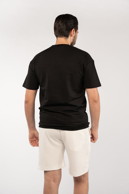 BLACK MINIMAL EAGLE TSHIRT