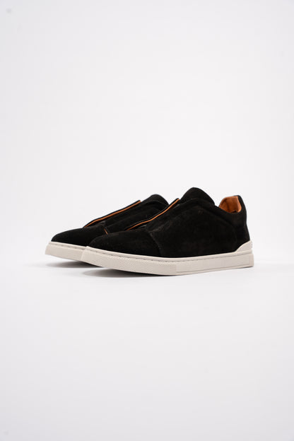 BLACK TRIPLE X ELASTIC SNEAKER