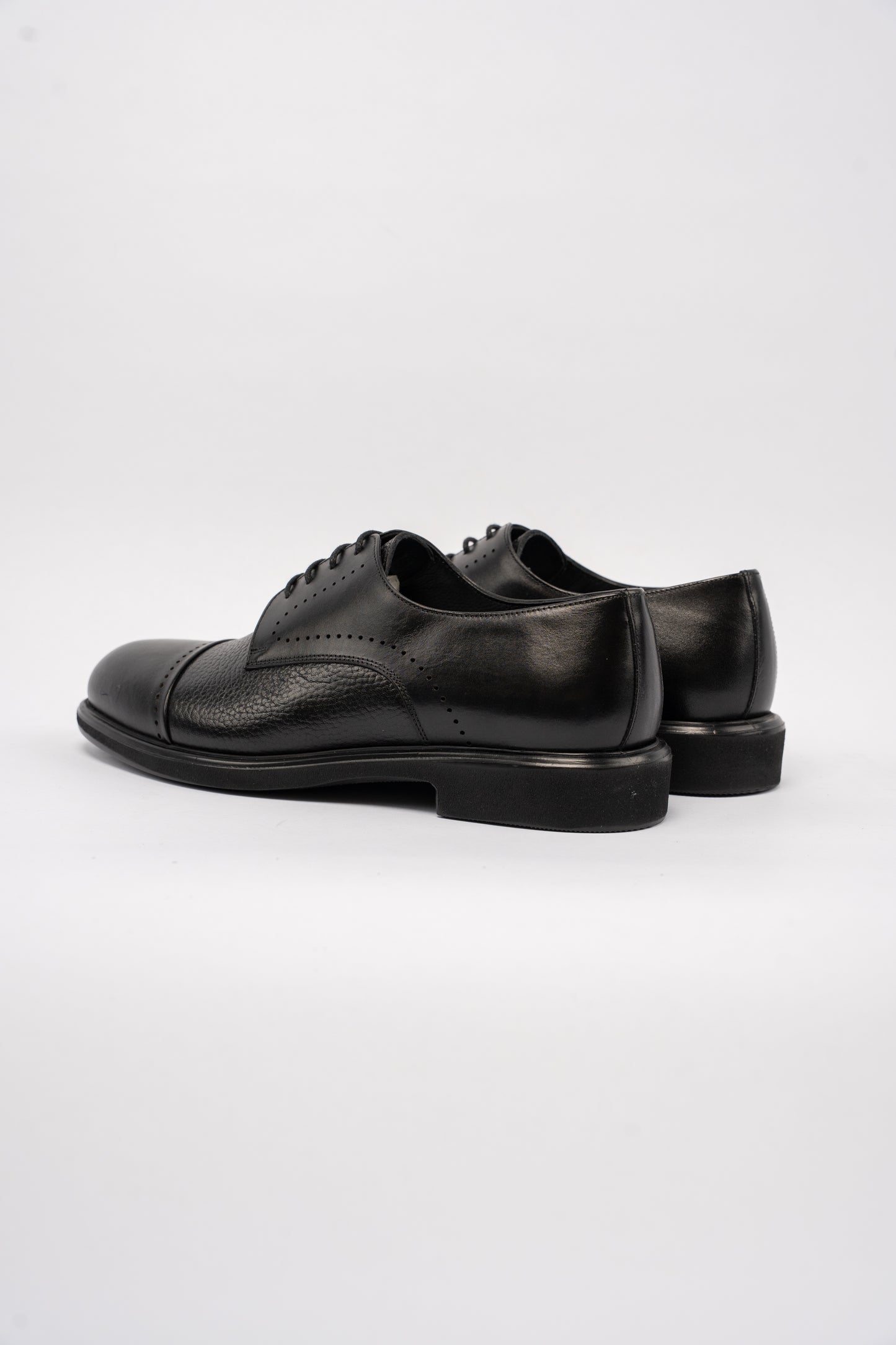 BLACK PREMIUM DERBY SHOE