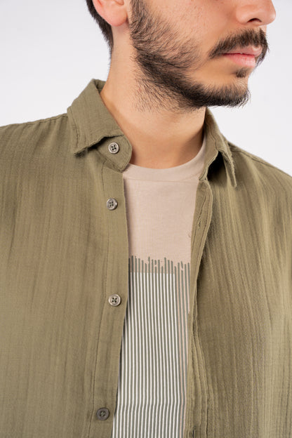 MINT DOUBLE GAUZE SHIRT