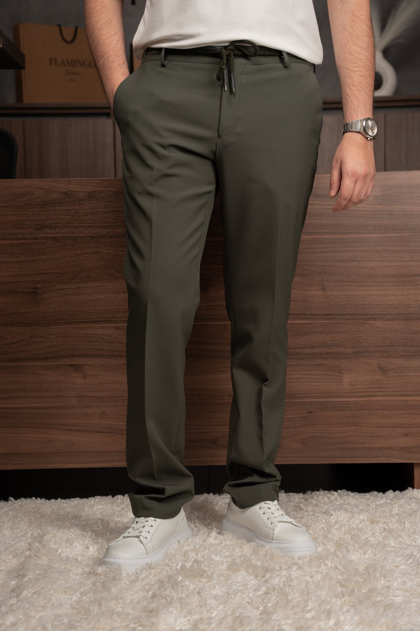 OLIVE TRAVEL SUIT