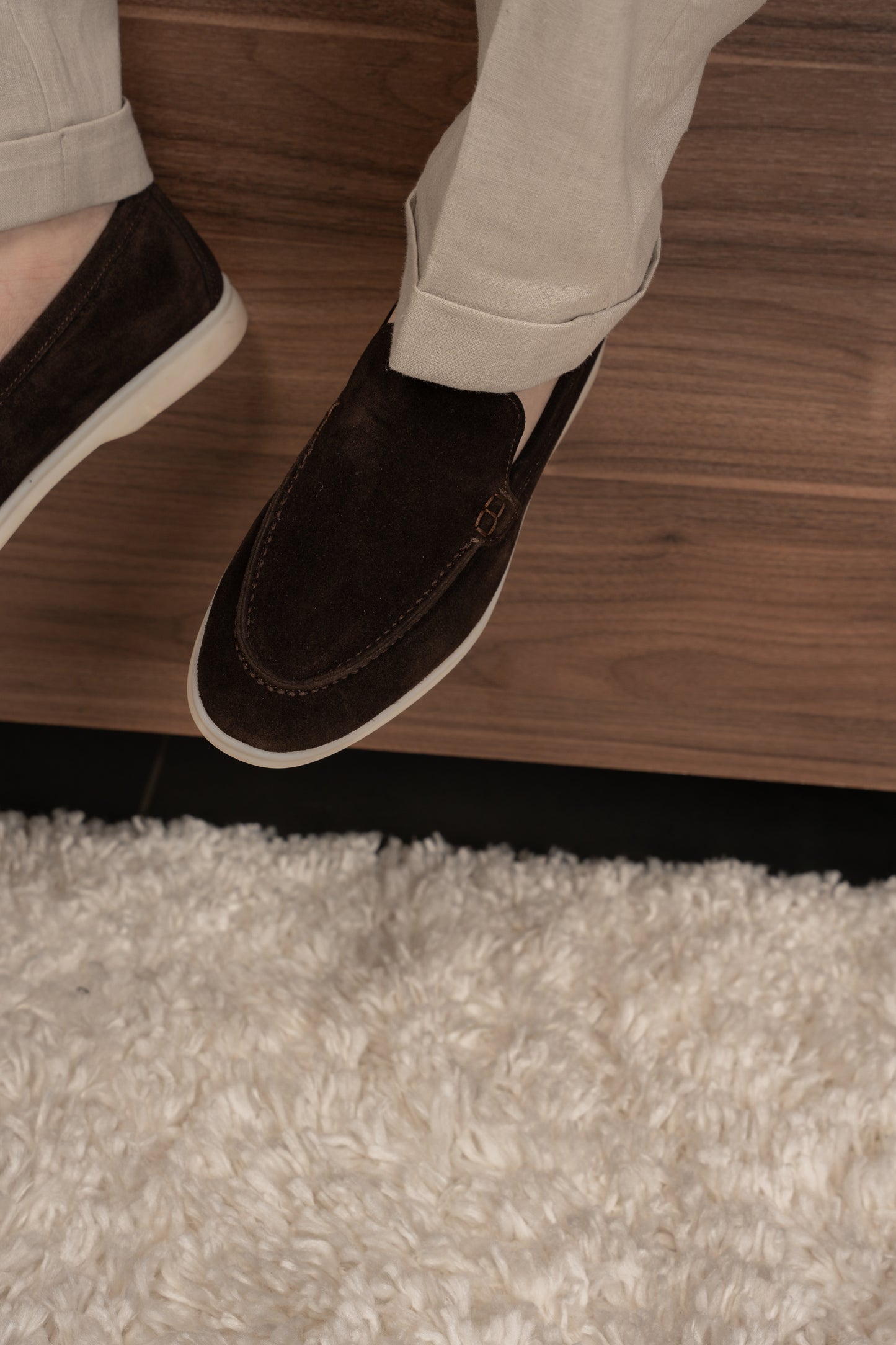 BEIGE CASUAL LINEN SUIT