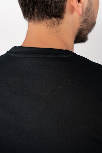 NAVY MERCERIZED TSHIRT