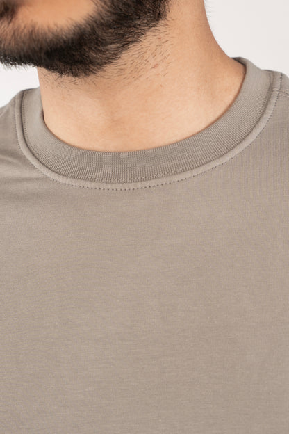 GREY MINIMAL EAGLE TSHIRT