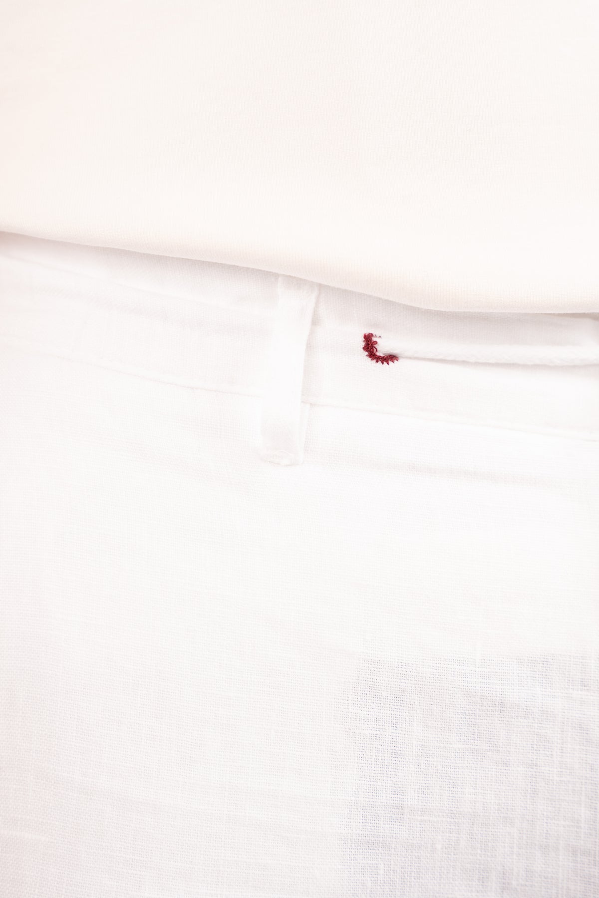 WHITE 100% LINEN TROUSER
