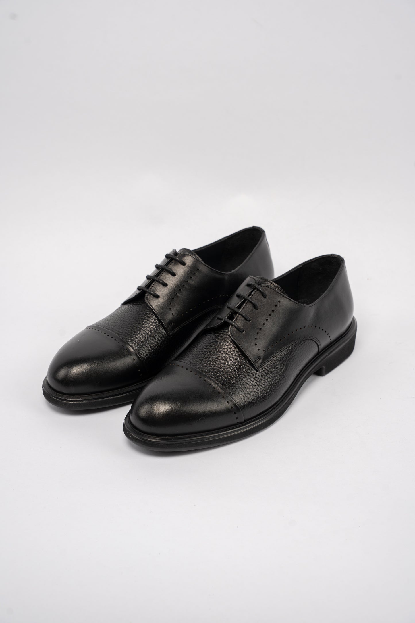 BLACK PREMIUM DERBY SHOE