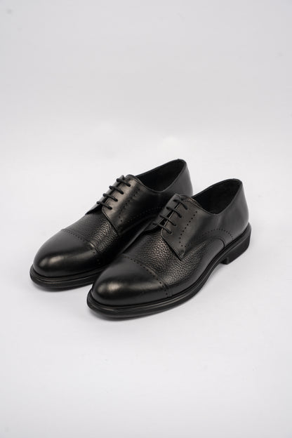 BLACK PREMIUM DERBY SHOE