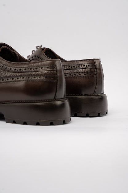 BROWN BROGUE SHOE