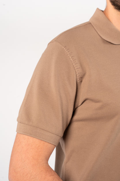 MOCHA MINIMAL PALM POLO