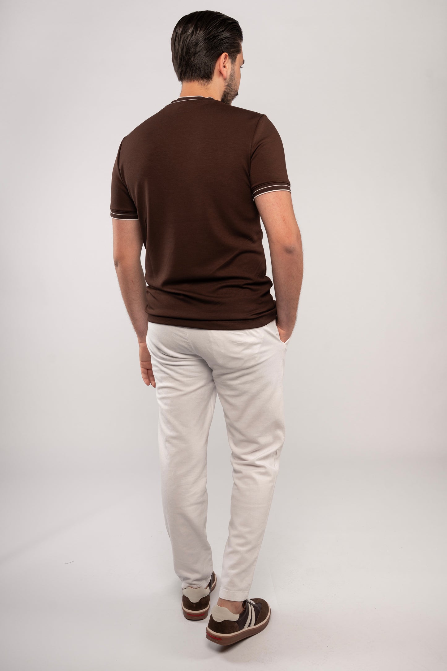 BROWN MODERN TSHIRT