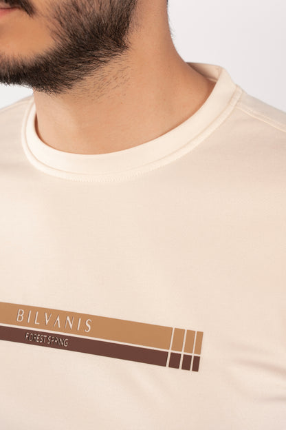BEIGE TIMELESS MERCERIZED TSHIRT