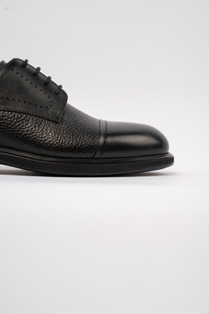 BLACK PREMIUM DERBY SHOE