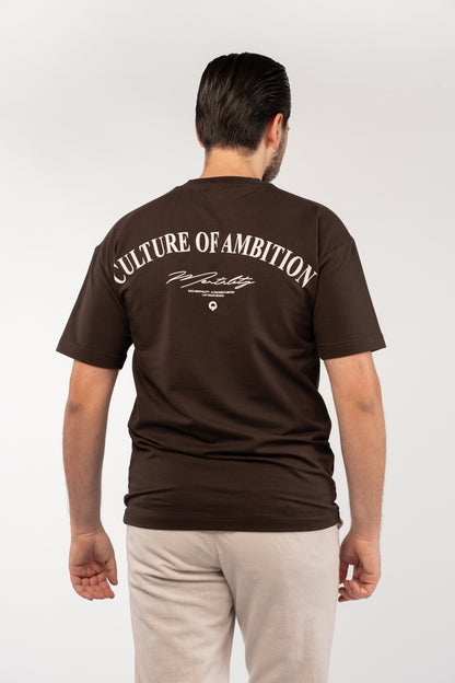 BROWN MENTALITY RELAXED TSHIRT