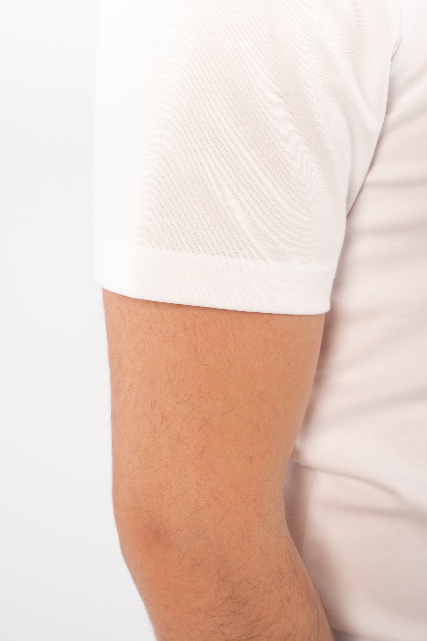 WHITE MERCERIZED TSHIRT