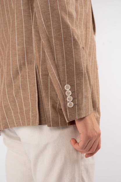 MOCHA LINED BLAZER