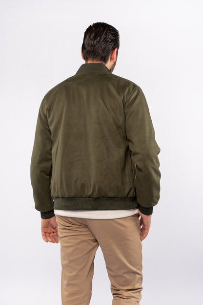 OLIVE SUEDE URBAN JACKET