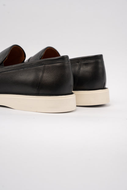 BLACK CASUAL PENNY LOAFER