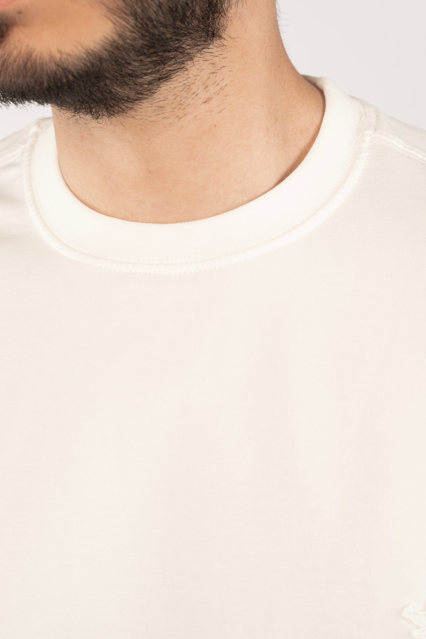 WHITE MINIMAL EAGLE TSHIRT