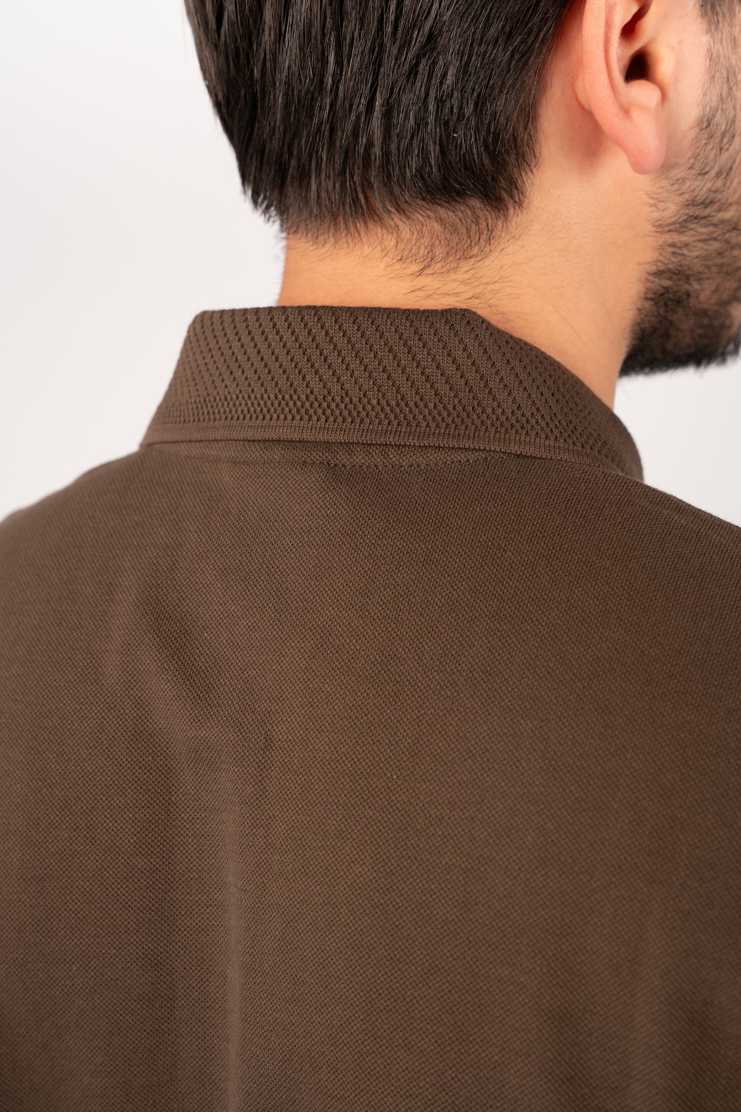 BROWN CASUAL BUTTON POLO