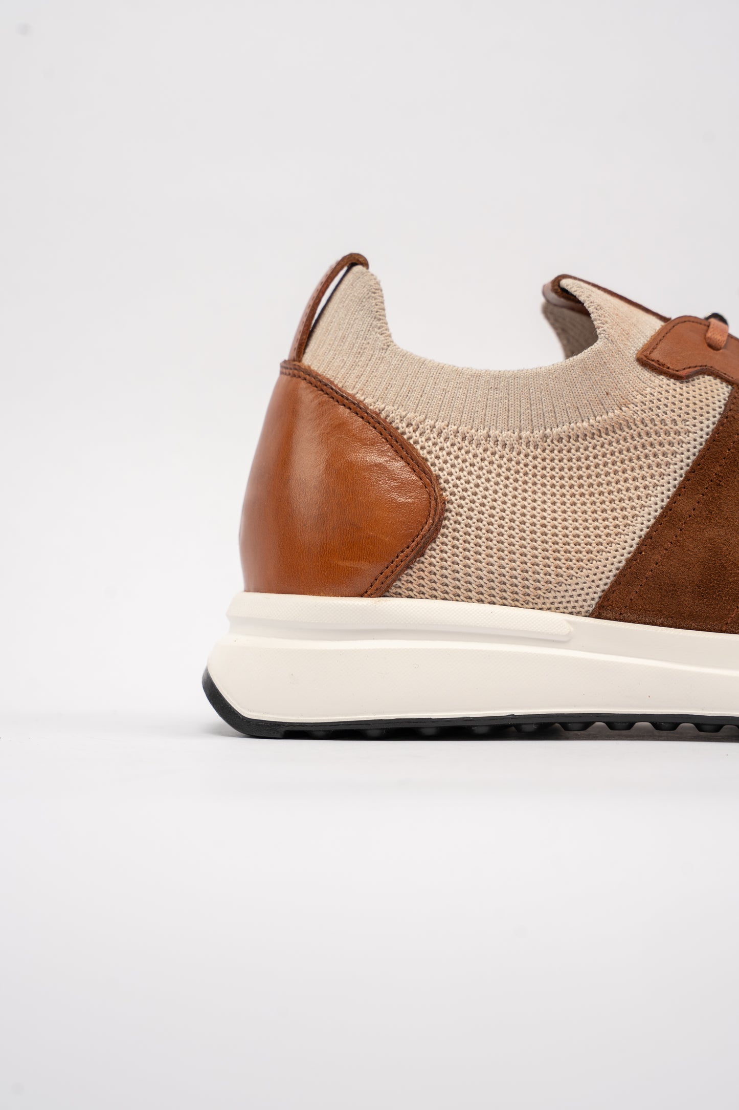 BEIGE HAVANA MIX MATERIAL SNEAKER