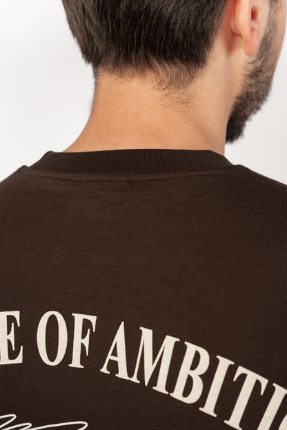 BROWN MENTALITY RELAXED TSHIRT