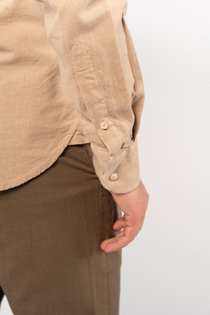BEIGE LINEN SHIRT